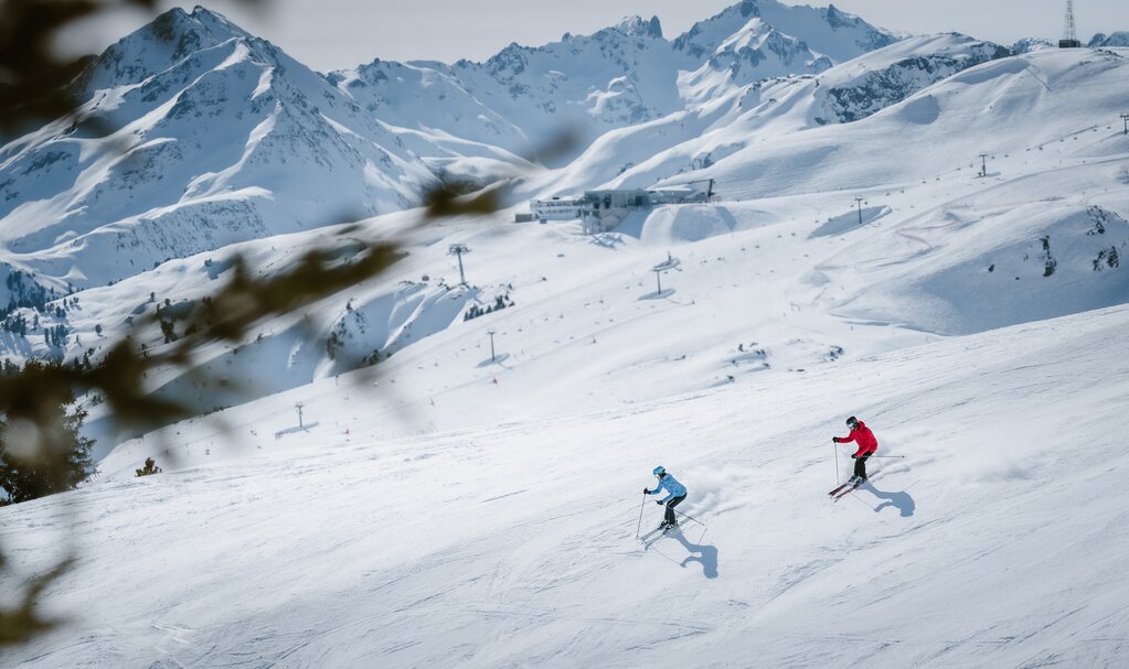 extensive slopes in the Ski Arlberg ski area
