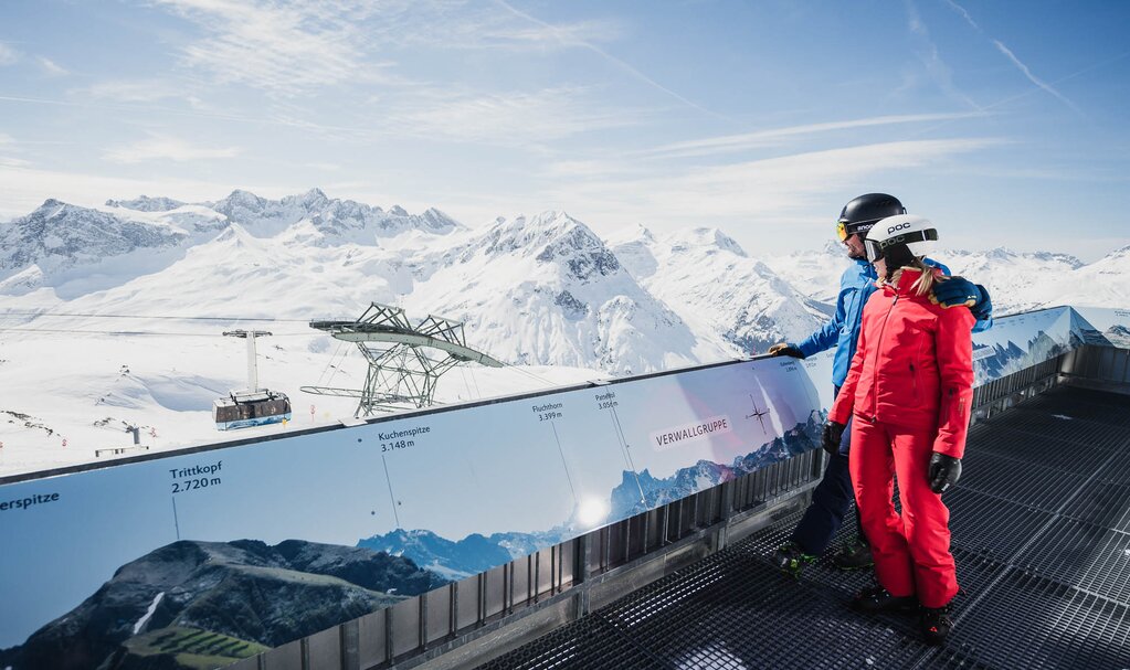 Viewing platform at Rüfikopf in Lech-Oberlech-Zürs