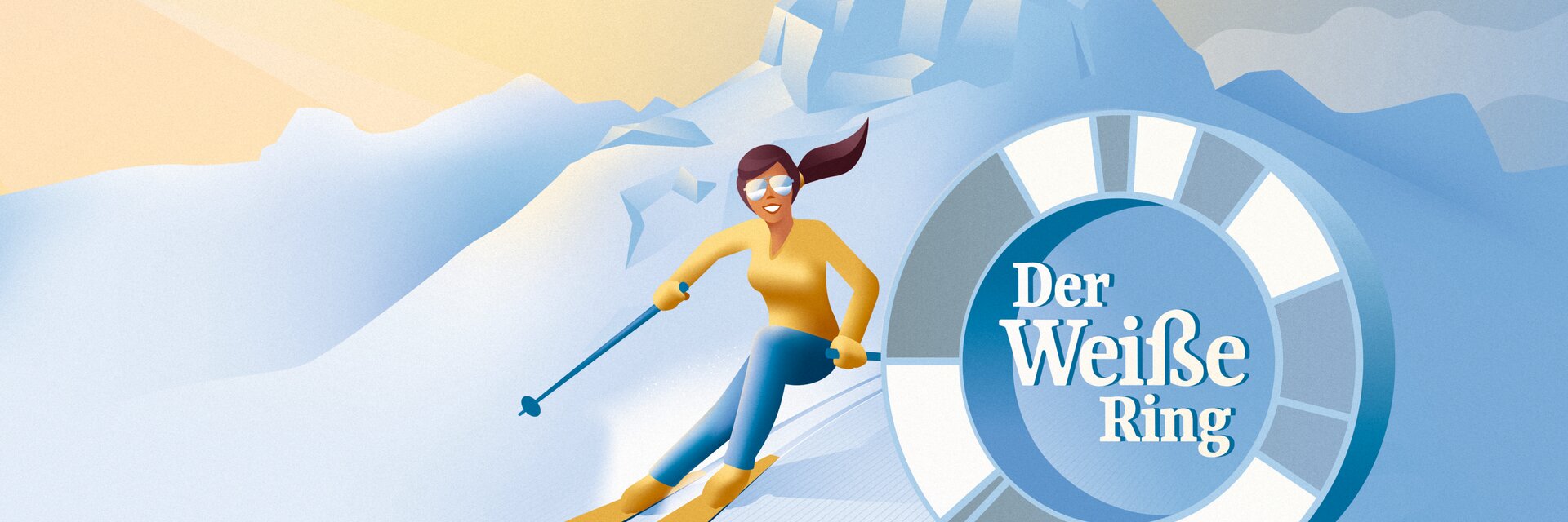 Keyvisual of the ski circuit "The White Ring"