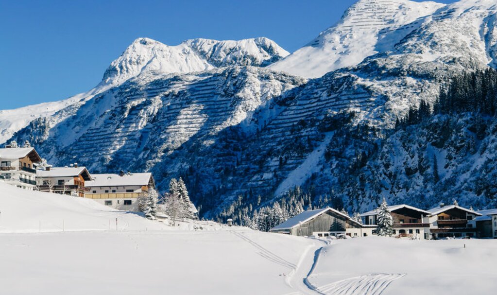 Summit view in Lech-Zürs at Arlberg