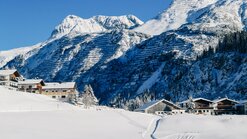Summit view in Lech-Zürs at Arlberg