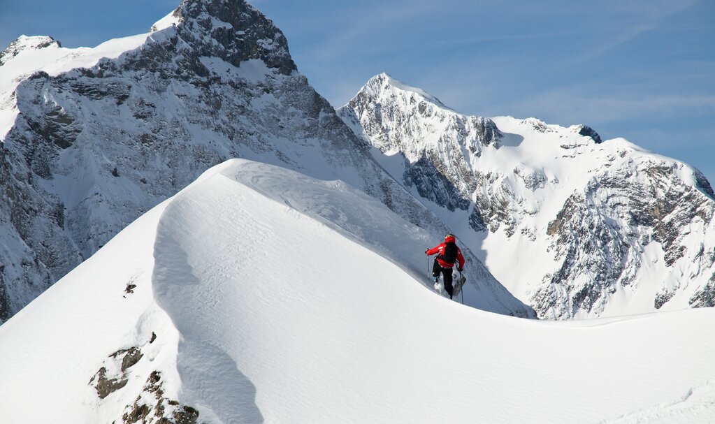 Freeriding in the ski region Warth-Schröcken