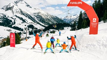 Funslope in Warth-Schröcken am Arlberg