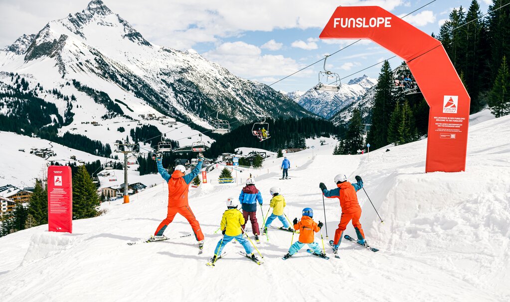 Funslope in Warth-Schröcken am Arlberg